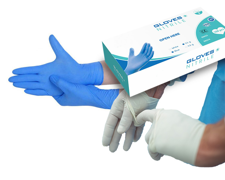 NITRILE POWDER-FREE EXAMINATION GLOVES